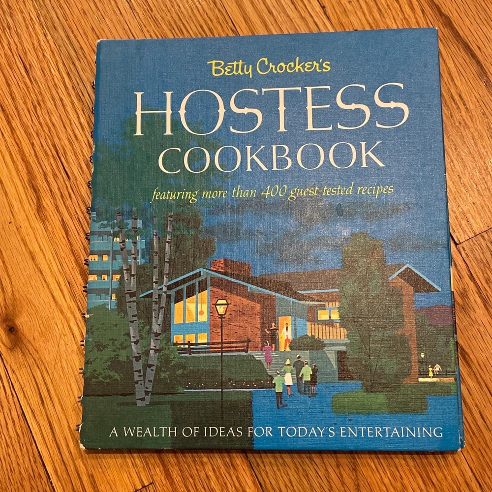 1967 Betty Crocker's Hostess Cookbook 1st Edition 1st Printing Cook Book Vintage